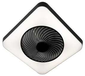 Négyzet alakú mennyezeti ventilátor, LED-del szabályozható - Climo