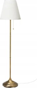 Álló lámpa nappali hálószobába 155 cm Ikea Årstid sárgaréz/fehér