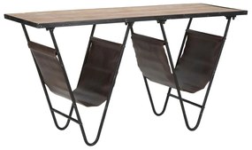 Lerakóasztal, újságtartó résszel, fenyő - PRATIQUE