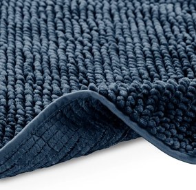 Sötétkék fürdőszobai kilépő 70x120 cm Bati – Restilo