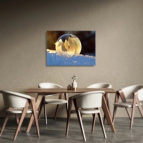 Kép - fagyott buborékok (üvegen) (70x50 cm)