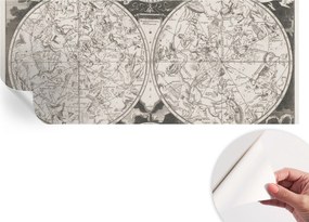 Öntapadós Dekoratív Fotótapéta Hálószobába Csillagos térkép 250x104 cm