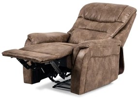 Kávébarna Vintage Szövet Fekvőfotel. TV-5053 COF3