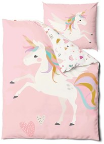 Egyszemélyes pamut gyerek ágyneműhuzat 140x200 cm Unicorn – Bonami Selection