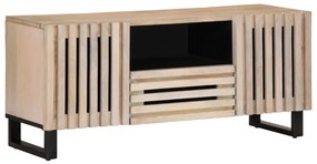 tömör mangófa TV-szekrény 100 x 34 x 46 cm