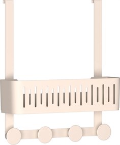 Zuhanypolc Bézs Fúrás Nélkül 30X11,5X33,8 CM Műanyag