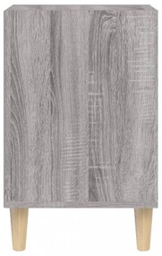 szürke sonoma színű szerelt fa TV-szekrény 100x35x55 cm