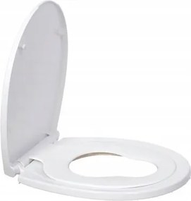 Univerzális családi WC-ülőke kihúzható rátéttel gyerekeknek 2in1