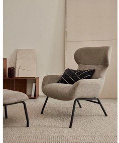 Barna puff Belina – Kave Home