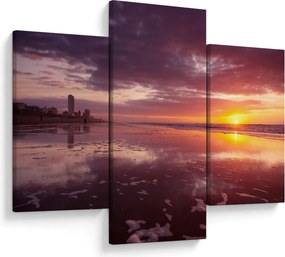 Kép - Strand naplementében (90x60 cm)