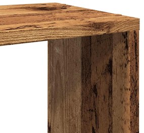 antik hatású szerelt fa TV-szekrény 60 x 24 x 32 cm