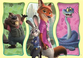 Zootropolis City Challenge 104 db-os Super puzzle Clementoni