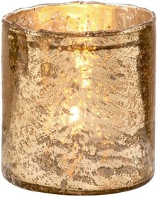 DELIGHT mécsestartó antik arany, Ø 10cm