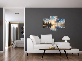 Kép - Napfestmény a víz felett (90x60 cm)