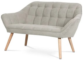 Kétszemélyes Kanapé, Ezüst Szövet. AK-322 SIL2