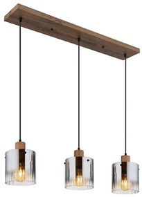 Globo 15915-3H - Kábelre függesztett csillár UNDERWOOD 3xE27/60W/230V