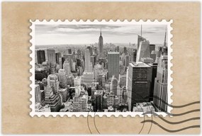 Poszterek 120x80 Manhattan madártávlatból