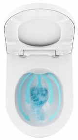 Ravak X01535 - Falra szerelhető WC Rimless UNI kerámia/fehér