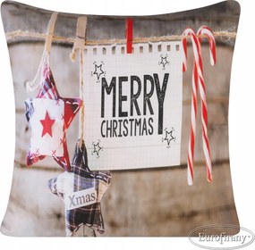Karácsonyi Dekorációs Párnahuzat 45x45 Eurofirany Merry