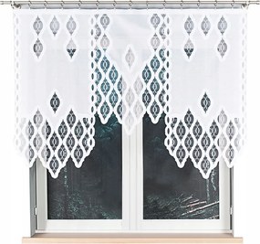 Fehér jacquard kész panel kész jacquard függöny 120x160 mintával