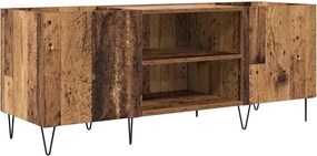 vidaXL Hanglemez szekrény Öreg fa 121 x 38 x 48 cm Műszaki fa és vas