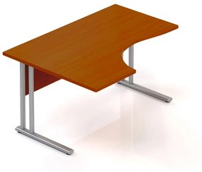 Visio ergonomikus asztal 140 x 100 cm, bal, cseresznye