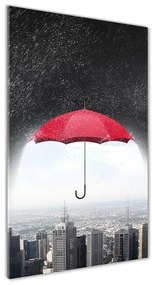 Akril üveg kép Umbrella a város felett oav-114252006