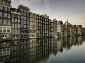 Poszter 40x30cm Csatorna Amszterdam városon át 7, Assaf Frank
