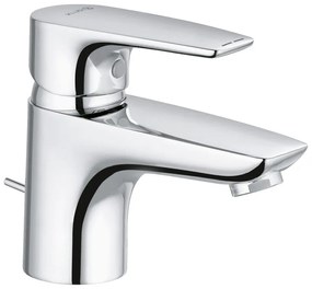 KLUDI Pure&amp;Solid 60 mosdó csaptelep, egykaros, automata leeresztőszeleppel, króm