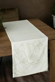 Blink13 bársony asztali futó Fehér 35x140 cm