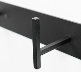 Fekete fém fali fogas 64 cm Chapman – Spinder Design