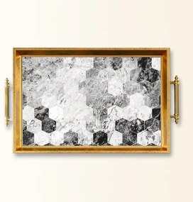 Üveg tálca, 38×24 cm – TPEA9822