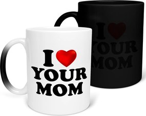 Mágikus Bögre I Love Your Mom Vicces Születésnapi Ajándék 330ml Csomagolás