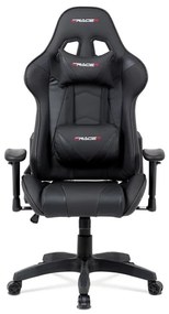 Fekete Ekobőr Gamer Szék, Hinta Mechanikával. KA-F03 BK