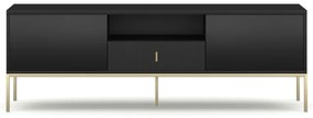 Tv Állvány Fekete/Arany Színben. MAGGIORE MA01. 155 cm.