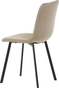 Sötét Bézs Bársony Étkezőszék. DCL-973 CAP4