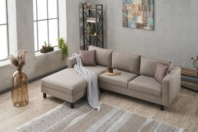 Sarokkanapé Kale Linen Balos - Krém