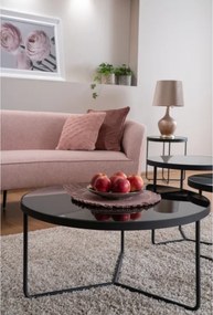 Szürke-fekete ARTEMIDA dohányzóasztal szett