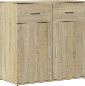 vidaXL sonoma tölgy színű szerelt fa tálalóasztal 79 x 38 x 80 cm