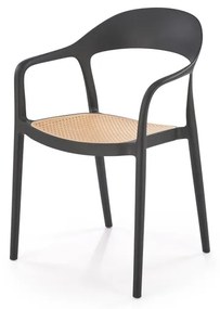 K530 szék fekete / natúr