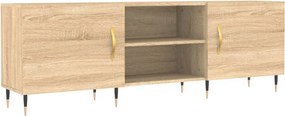 vidaXL sonoma tölgyszínű szerelt fa TV-szekrény 150x30x50 cm