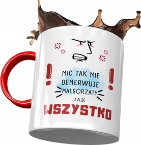 Piros Bögre Margit Barátnőknek Ajándék Nyomtatott Fotóval