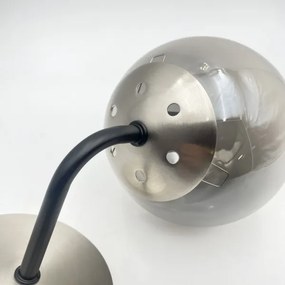 Brilagi - Fali lámpa MALIVA 1xE14/15W/230V matt króm/füstszínű