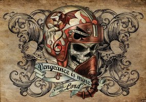 Vinyl fotótapéta 368x254 Vengeance is mine Saith the Lord +ragasztó