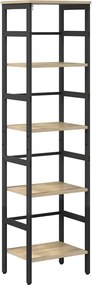 vidaXL Könyvespolc Sonoma tölgy 40 x 29,5 x 149 cm Faanyag