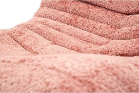 Rózsaszín buklé babzsákfotel Mask – Mauro Ferretti