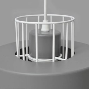 Csillár zsinóron VOLTA 3xE27/15W/230V á. 42 cm szürke