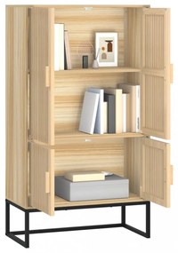 vidaXL szerelt fa magasszekrény 70x35x125 cm