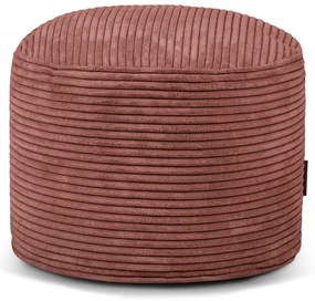 Téglavörös kordbársony babzsákfotel Mini – SLOWDOWN