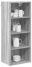 Függő szekrény Riga Szürke Sonoma 40 x 29,5 x 100 cm Faanyag